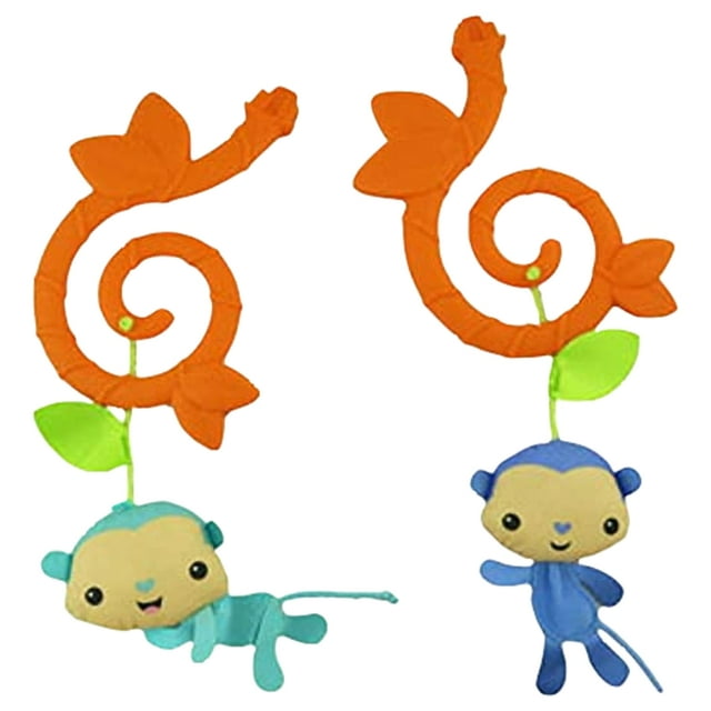 Replacement Parts for Fisher-Price Tiger-Time Jumperoo - FVR21 ~ Baby Activity Center ~ Replacement Orange Vines with Plush Monkeys Toys Visit the Fisher-Price Store