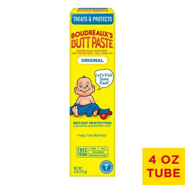 Boudreaux's Butt Paste, Diaper Rash Ointment, Tube 4 oz Visit the Boudreaux's Butt Paste Store