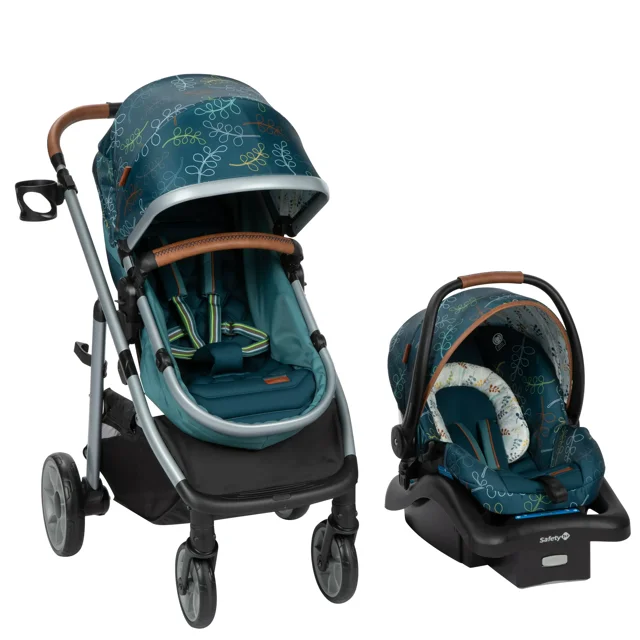 Monbebe Lynx 6 in 1 Modular Travel System Stroller and Infant Car Seat, Leaf Visit the Monbebe Store