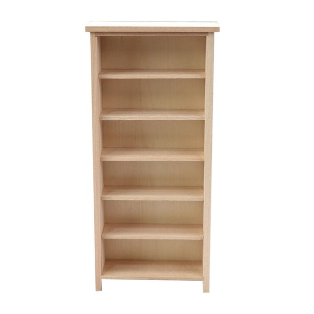 1Pc Bookcase Model Imitation Wooden Bookcase Toy Simulation Prop for Decor FRCOLOR