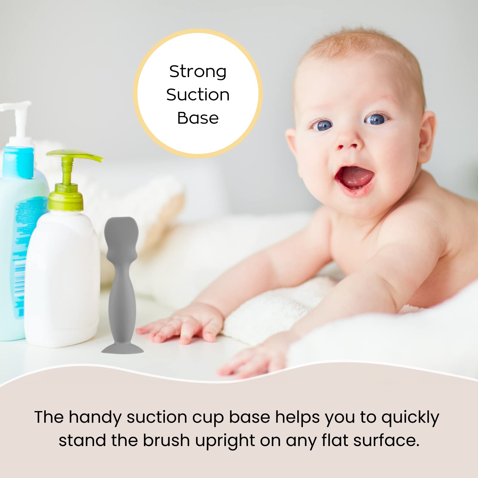 Silicone Baby Diaper Brush, Diaper Cream Brush Applicator Baby Butt Paste Tool for Newborn Babies Ayclif