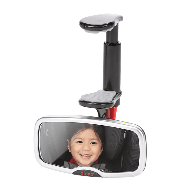 Diono See Me Too Rear View Car Baby Safety Mirror, Silver Diono