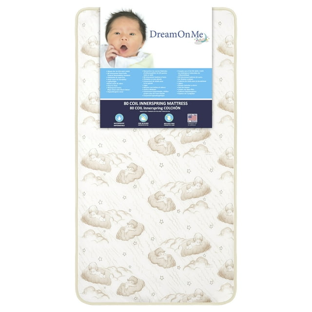 Dream on Me Twilight 5" 80 Coil 2-In-1 Crib & Toddler Innerspring Mattress Dream On Me