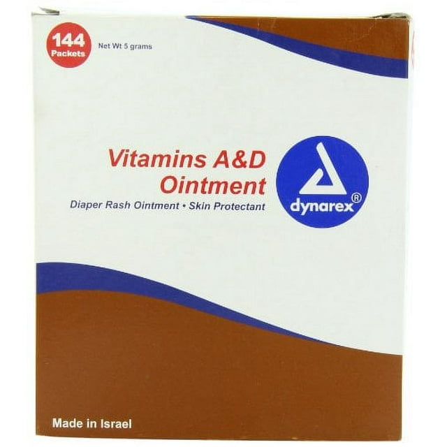 Dynarex Vitamin A & D Ointment Unit Packets 144/box Dynarex