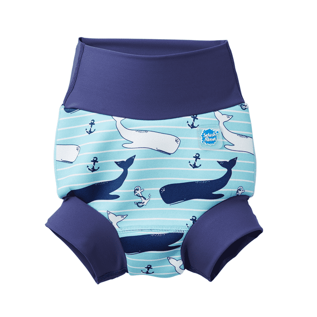 Splash About Boy's Happy Nappy™ Reusable Swim Diaper, Vintage Moby, 0-3 Months Splash About