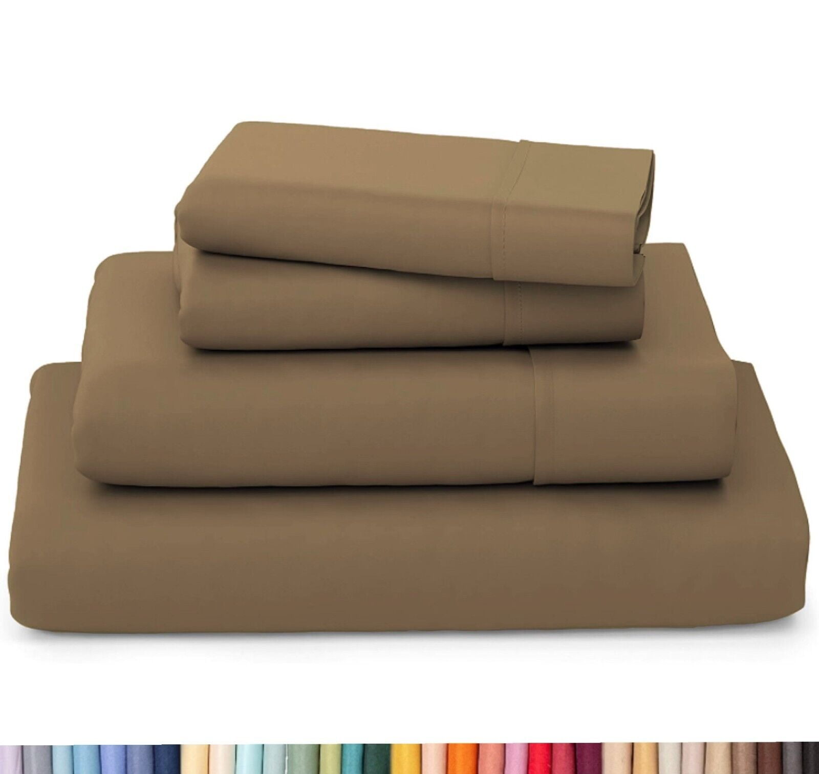 Ultra Soft Wrinkle Resistant Bamboo Sheet Set - 4 Piece Set - 2200 Series Bamboo Elegance