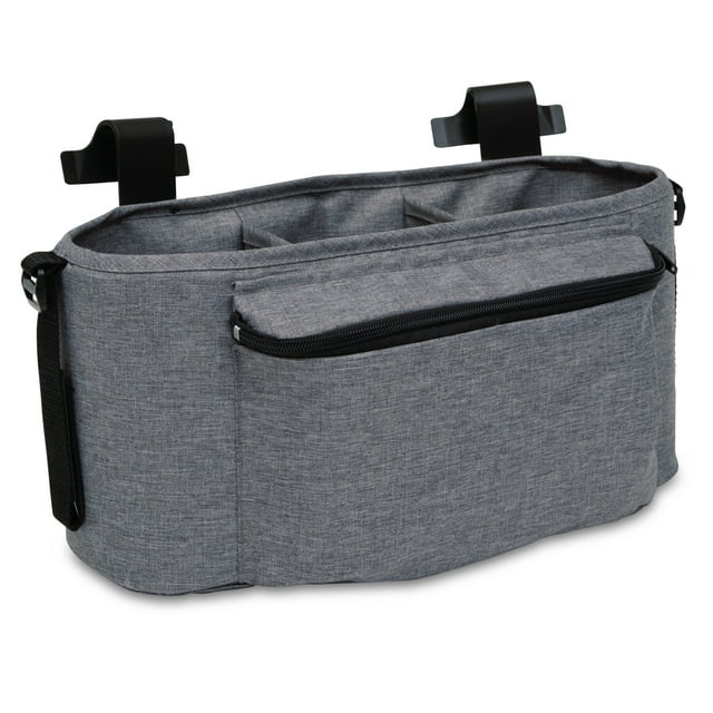 Jeep Parent Organizer for Wrangler Stroller Wagon by Delta Children (Works with Jeep Wrangler Stroller Wagon #60001), Grey Jeep