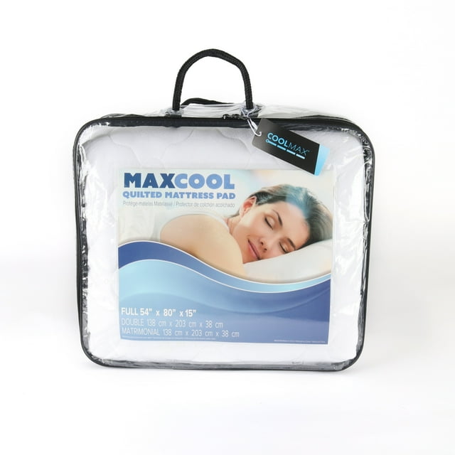 MaxCool Quilted Mattress Pad (TWIN XL Size), Hypoallergenic, Breathable, Soft, Moisture Wicking, White Arkwright Home