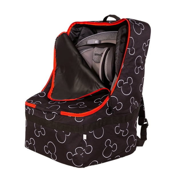 Disney Baby by J.L. Childress Ultimate Backpack Padded Car Seat Travel Bag, Black J.L. Childress