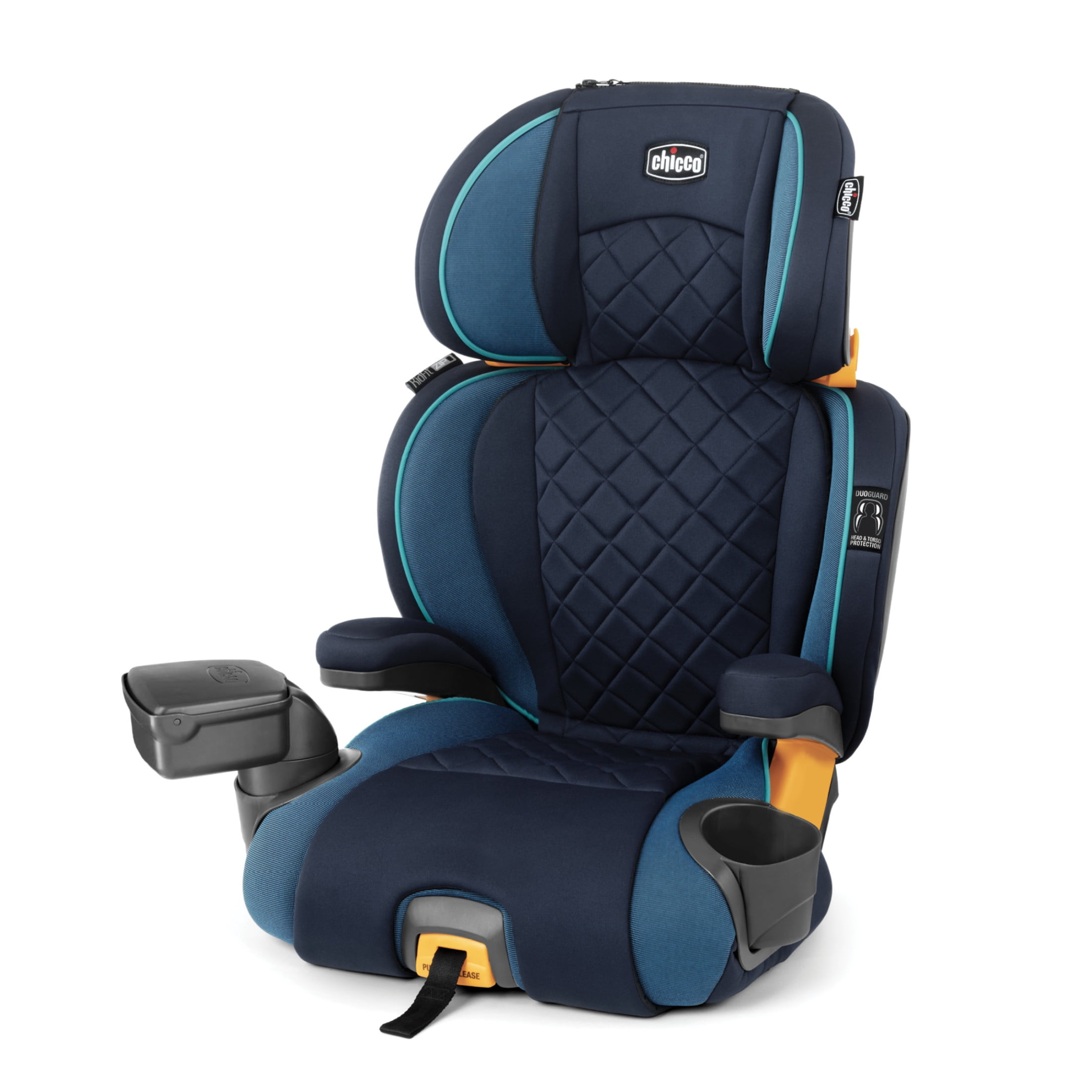 Chicco KidFit Zip Plus 2-in-1 Belt Positioning Booster Car Seat - Seascape (Blue), New Chicco