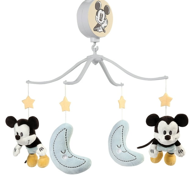 Lambs & Ivy Disney Baby Moonlight Mickey Mouse Musical Baby Crib Mobile Soother Lambs & Ivy