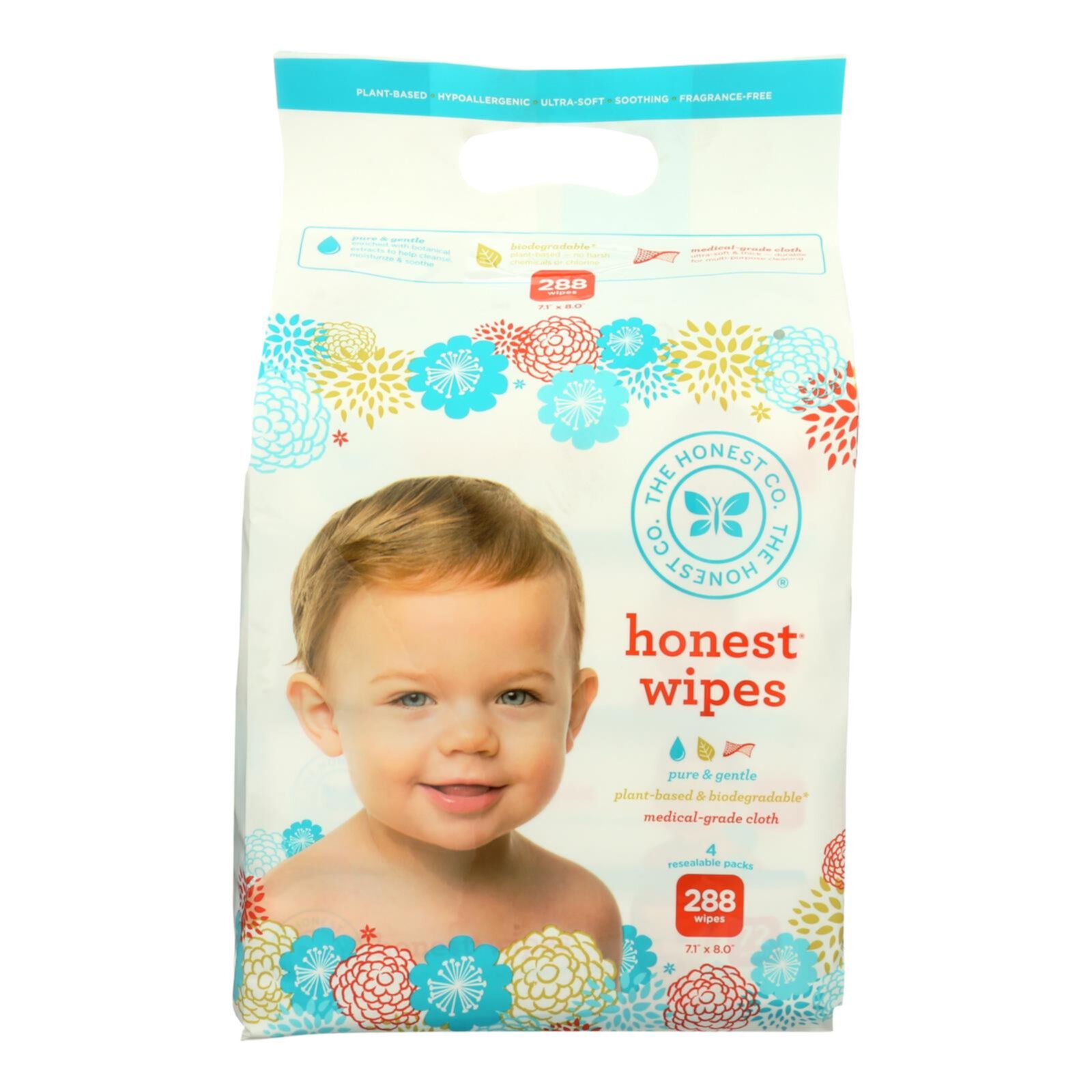 The Honest Company Honest Baby Wipes, Classic, Pack Of 576 Wipes The Honest Company