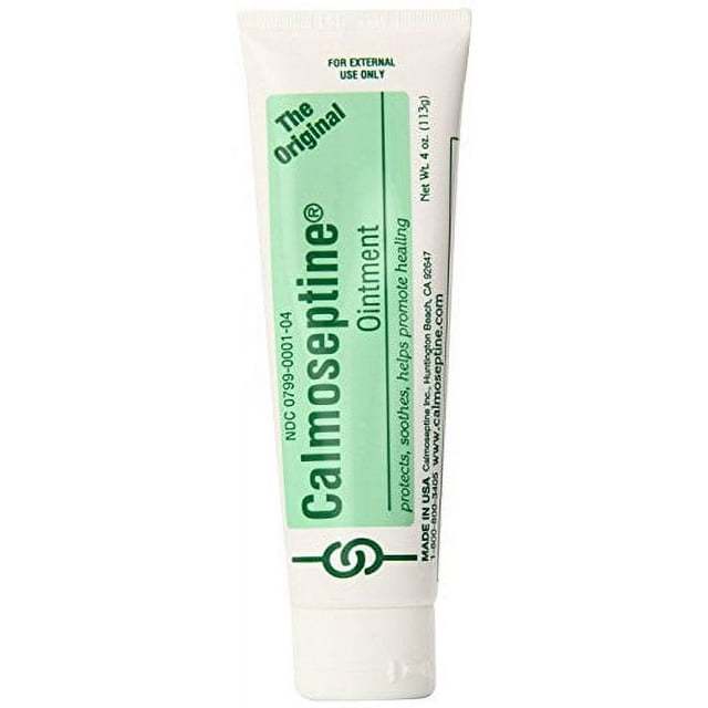 Calmoseptine Ointment Tube 4 Ounce (Pack of 2) Calmoseptine