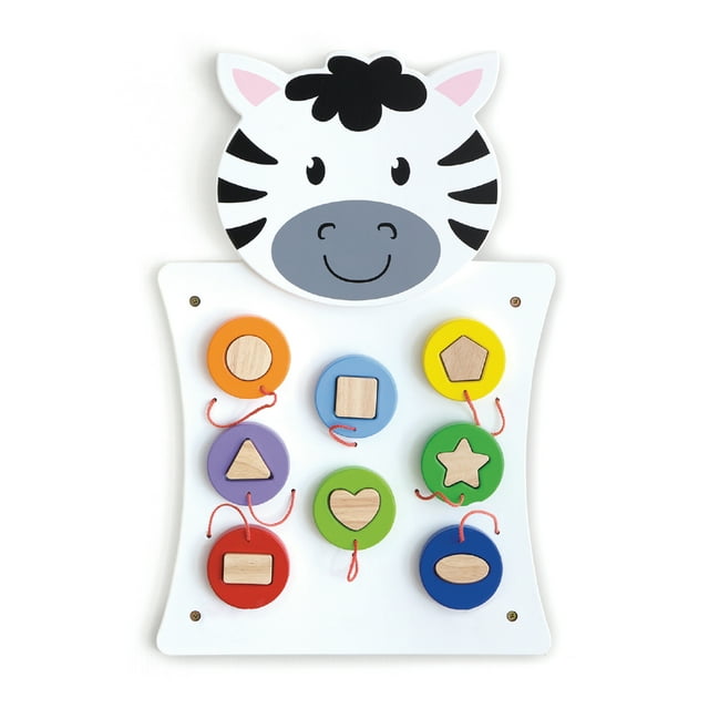 Learning Advantage Zebra Activity Wall Panel - Toddler Activity Center Learning Advantage