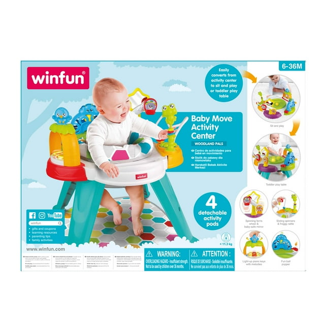 Winfun Multicolor Baby Move Activity Center. Age Grade 6 to 36 Months Winfun