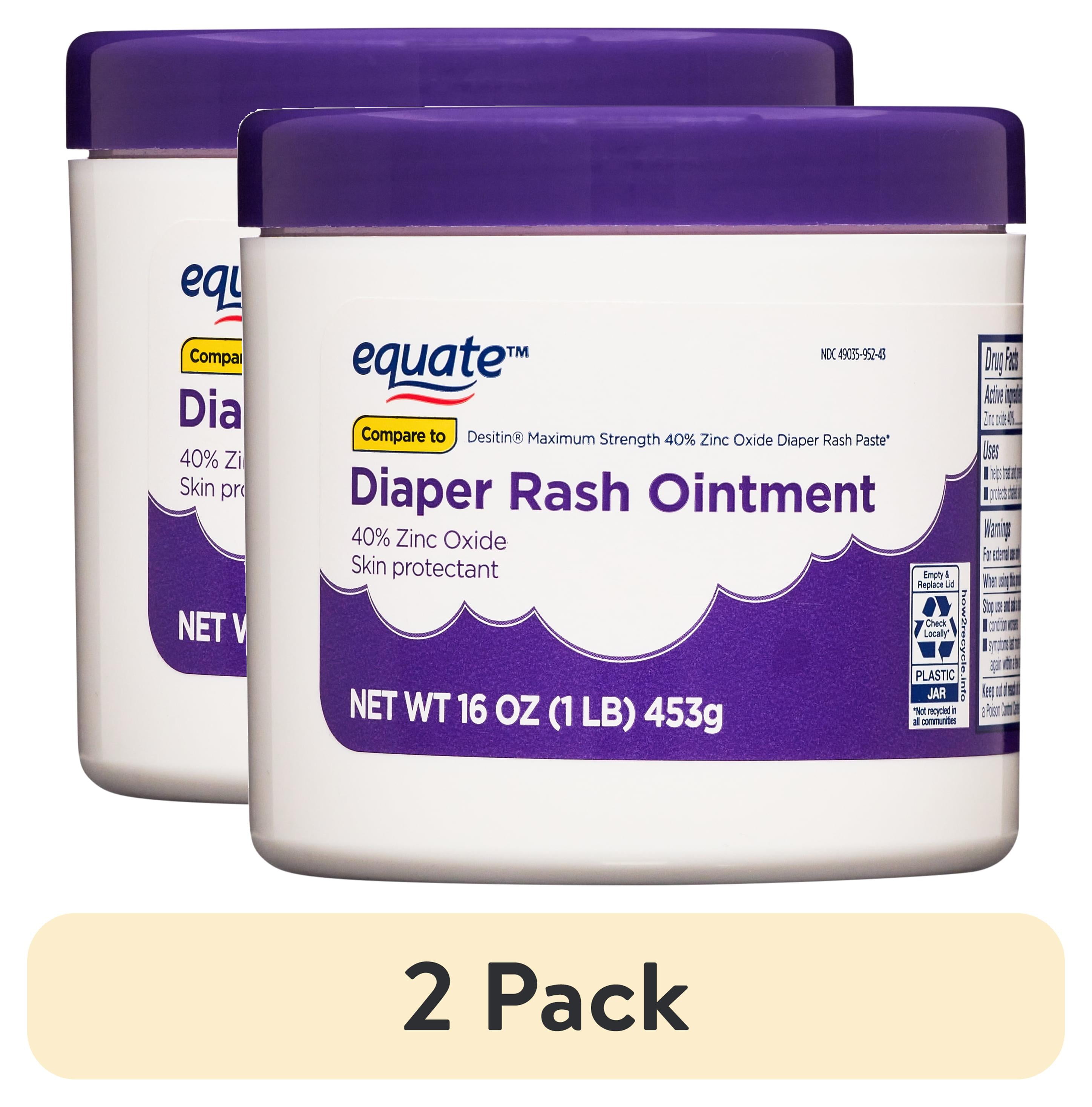 Equate Diaper Rash Relief Maximum Strength 16 oz Equate