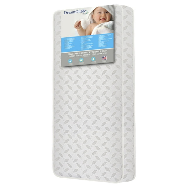 Dream on Me Flora 132 Premium Coil Standard Crib & Toddler Bed Mattress Dream On Me