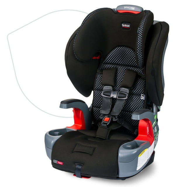 Britax Grow With You ClickTight Harness-2-Booster Car Seat, 2-in-1 High Back Booster, Cool Flow Grey Britax