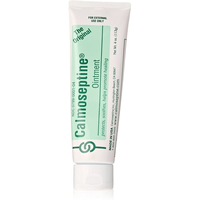 Calmoseptine Ointment Tube to Heal Skin Irritations - 4 oz, 2 Pack Calmoseptine