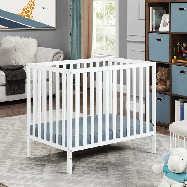 Palmer 3-in-1 Convertible Mini Crib White Bed Bath & Beyond