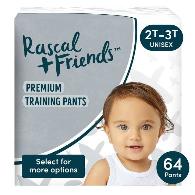 Rascals Premium Training Pants 2T-3T, 64 Count (Select for More Options) Rascals