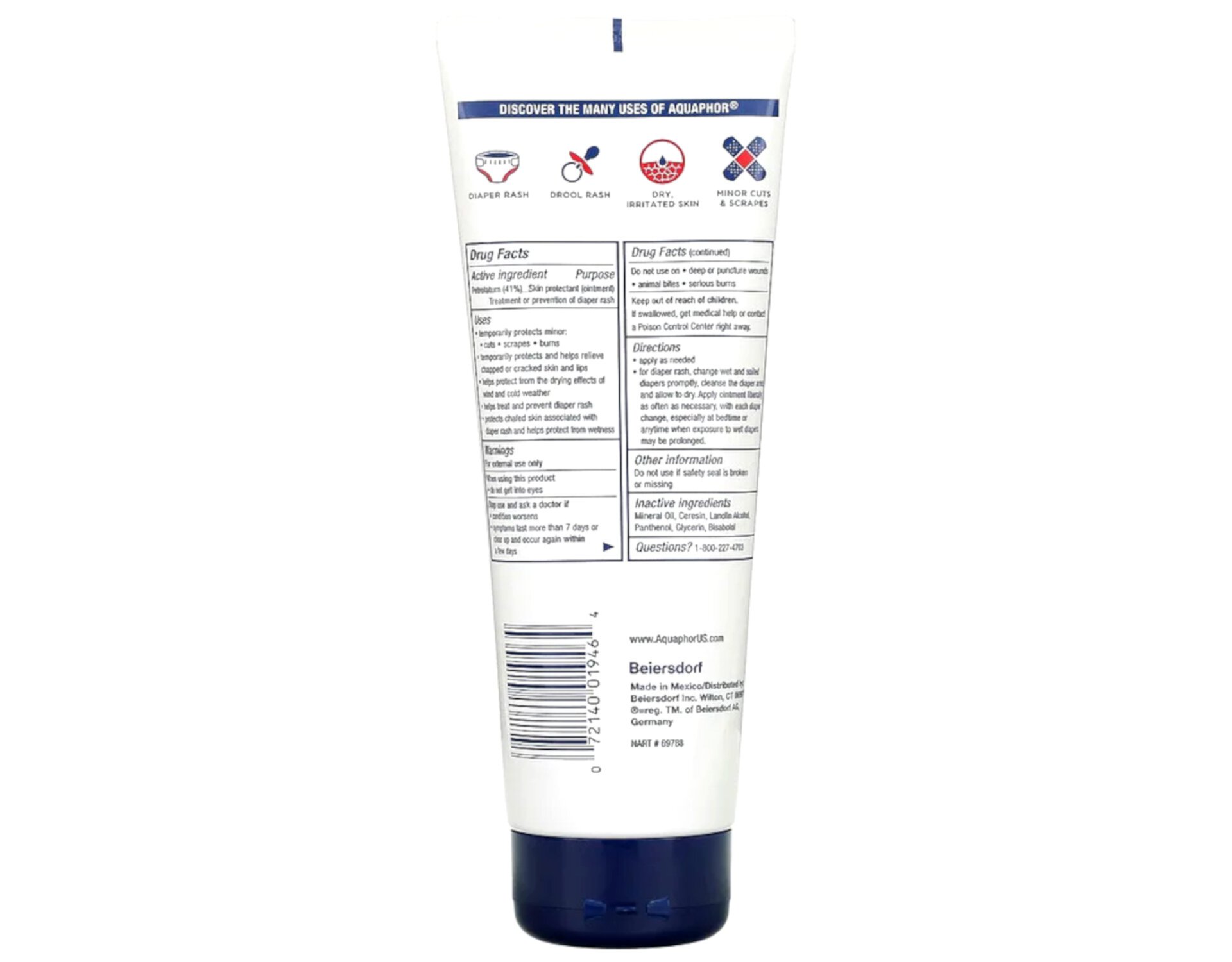 Aquaphor Healing Ointment Advanced Therapy, Skin Protectant for Baby, 7 Oz, 3 Pack Visit the Aquaphor Store