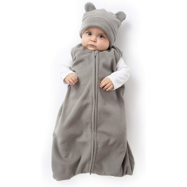 Cuddle Club Fleece Sleep Sack Swaddle Blanket Baby Sleeping Bag, Avocado Medium Cuddle Club