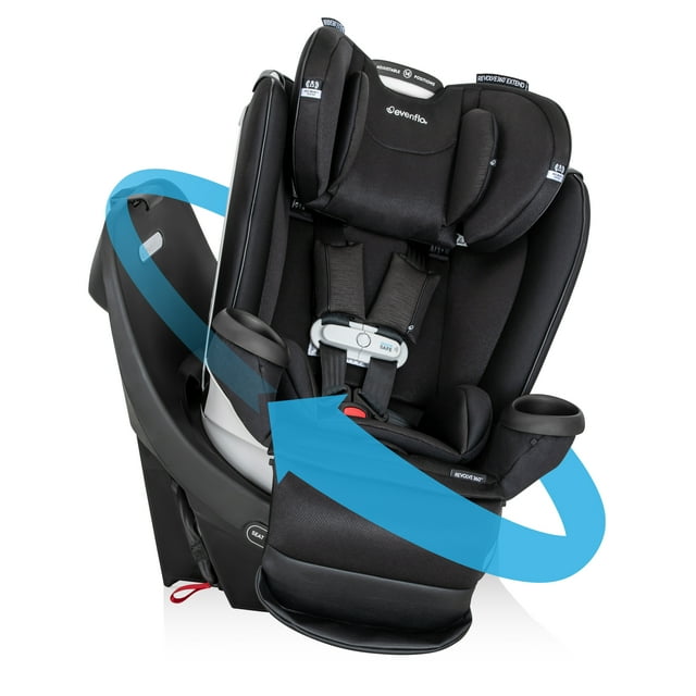 Gold Revolve360 Extend All-in-One Rotational Car Seat with SensorSafe (Onyx Black) Visit the Evenflo Store