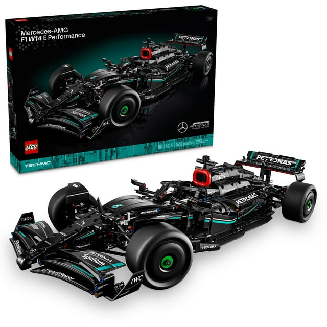 LEGO Technic Mercedes-AMG F1 W14 E Performance Race Car Building Set, Scale Model Car Gift for Adults, Authentically Detailed Build and Display Model for Home or Office Décor, 42171 Lego