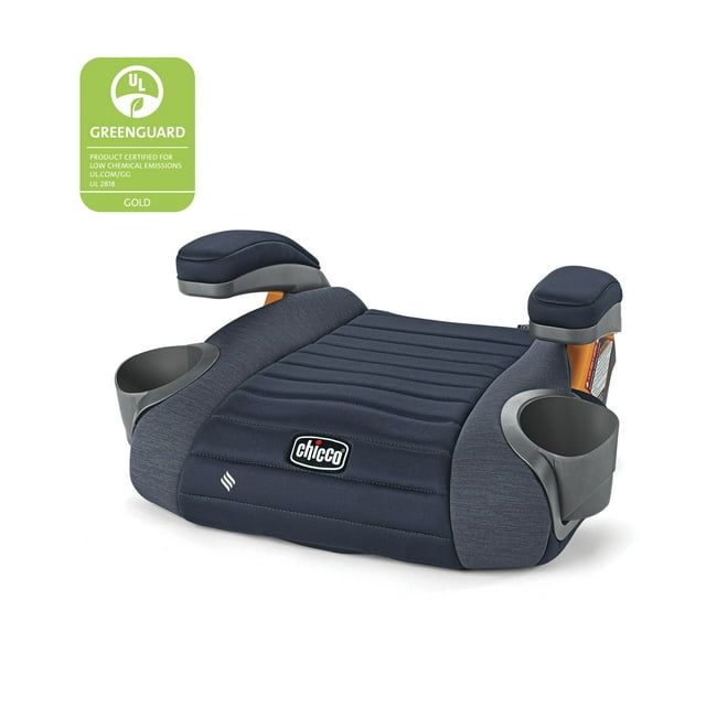 Chicco GoFit ClearTex Backless Booster Car Seat - Reef (Navy), New Chicco