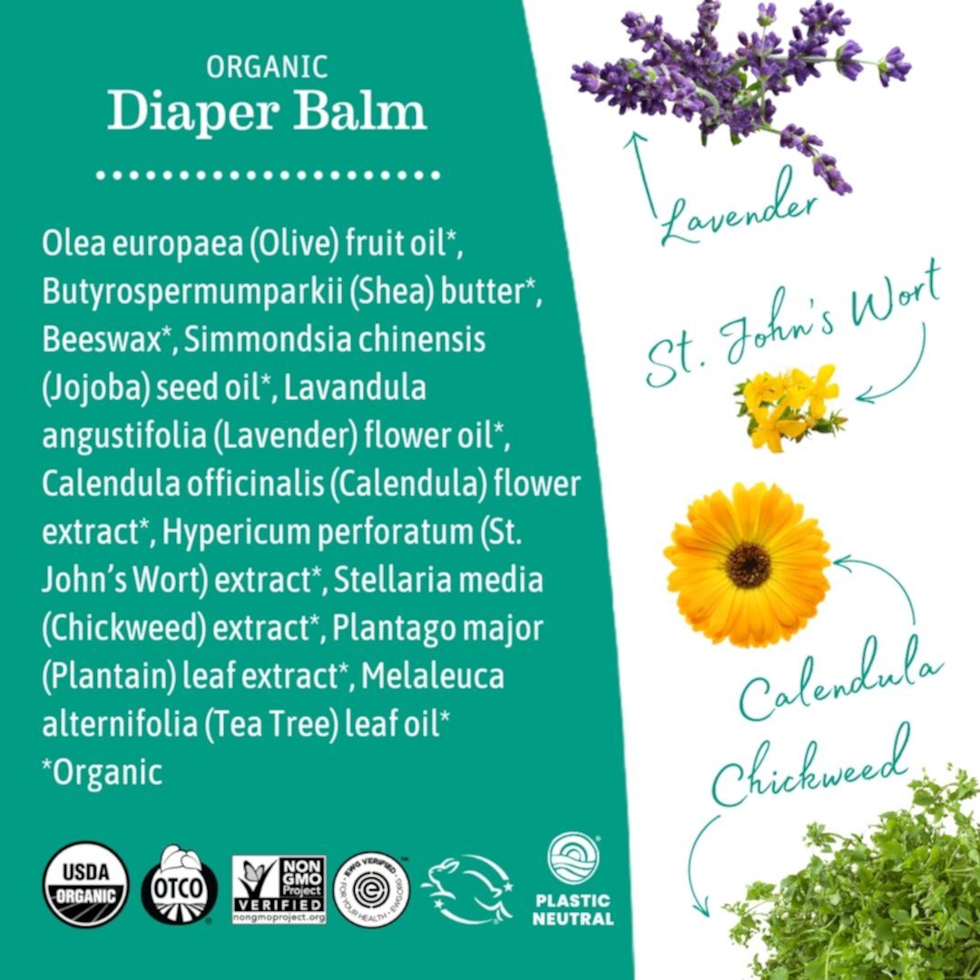 Earth Mama Organic Diaper Balm, Diaper Cream for Newborns, Infants, & Toddlers, 4 fl oz. Visit the Earth Mama Store