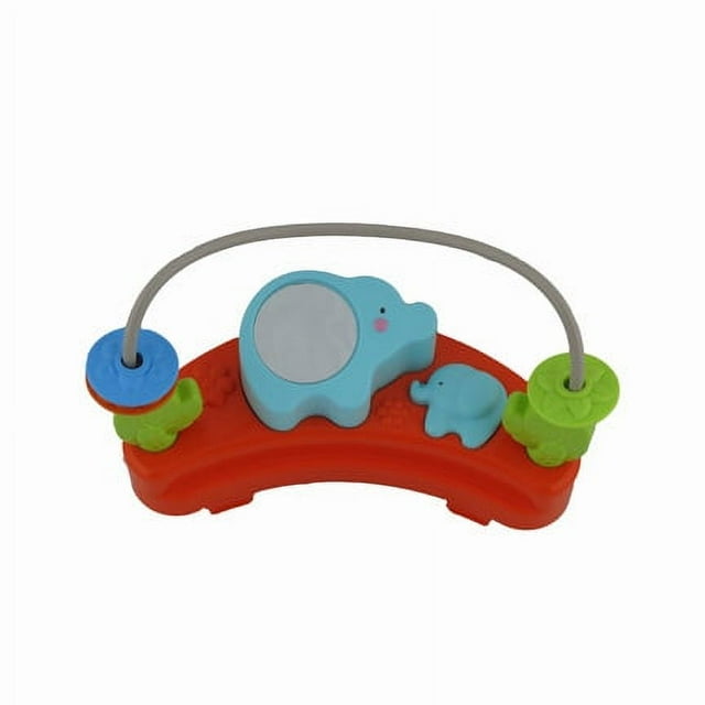 Fisher-Price Animal Adventures Jumperoo BBD09 -  Replacement Electronic Toy - Includes Base with Elephant Mirror and Bar with Beads Visit the Fisher-Price Store