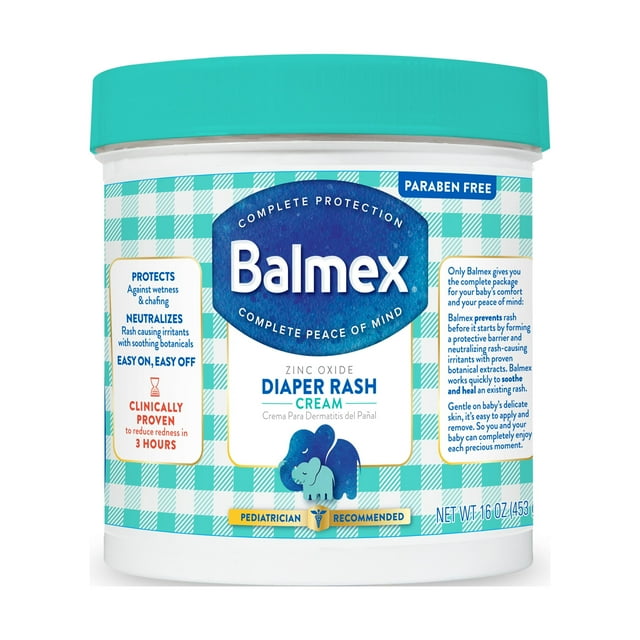 Balmex Complete Protection Diaper Rash Cream, 16 oz Balmex