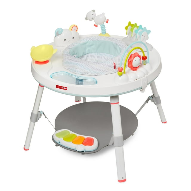 Skip Hop Baby Activity Center: Interactive Play Center with 3-Stage Grow-with-Me Functionality, 4mo+, Silver Lining Cloud Skip Hop