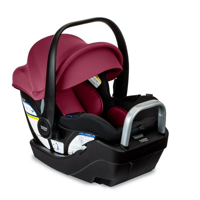 Britax Willow S Infant Car Seat With Alpine Base, Rear Facing Car Seat, Ruby Onyx Britax