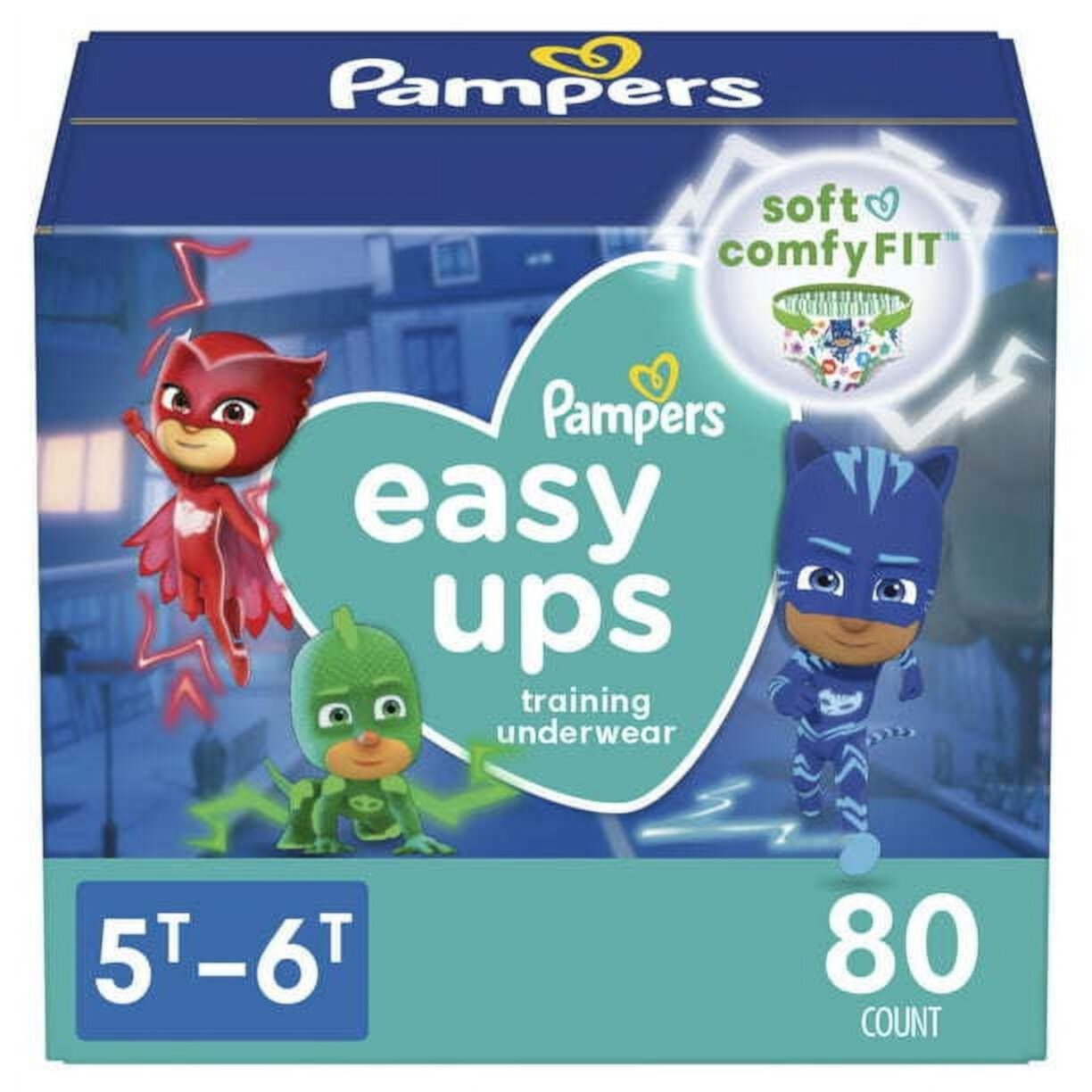 Pampers Easy Ups Training Underwear Boys Size 5, 108 Count Pampers