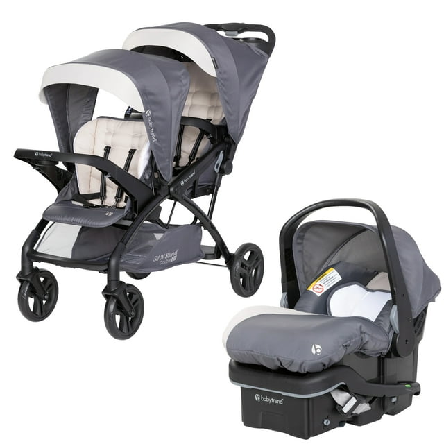 Baby Trend Sit N Stand Double Stroller with EZ-Lift Plus Car Seat, Magnolia Visit the Baby Trend Store