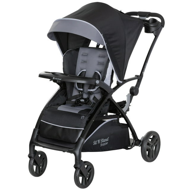 Baby Trend Sit N' Stand 5-in-1 Shopper Stroller w/Canopy and Basket, Stormy Visit the Baby Trend Store