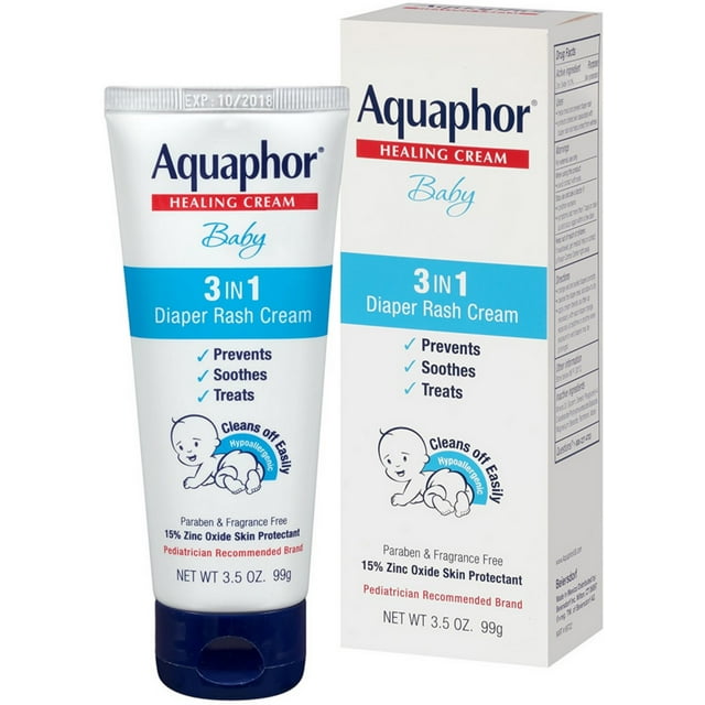 Aquaphor Baby Diaper Rash Cream 3.50 oz (Pack of 3) Visit the Aquaphor Store