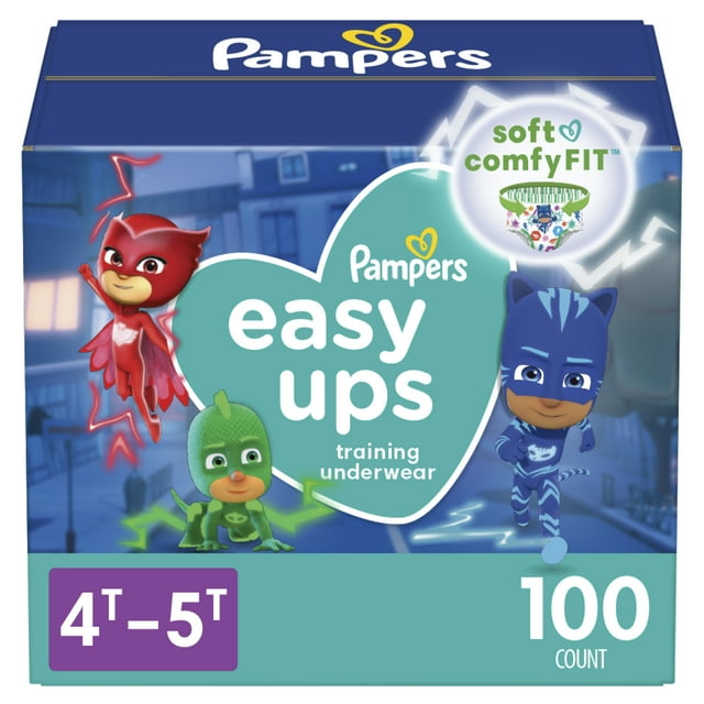 Pampers Easy Ups Training Underwear Boys, 4T-5T, 100 Ct Pampers