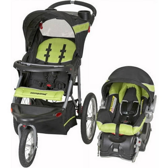 Baby Trend Expedition Jogger Travel System, Electric Lime Visit the Baby Trend Store