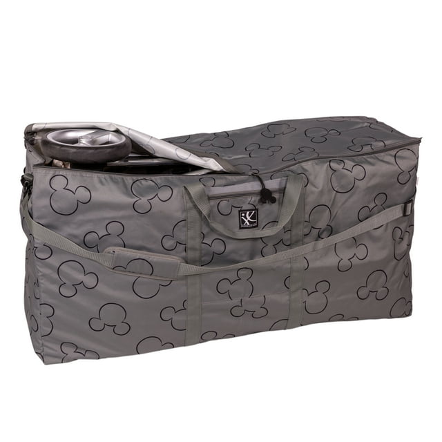 Disney Baby by J.L. Childress Single and Double Stroller Travel Bag, Grey Mickey J.L. Childress