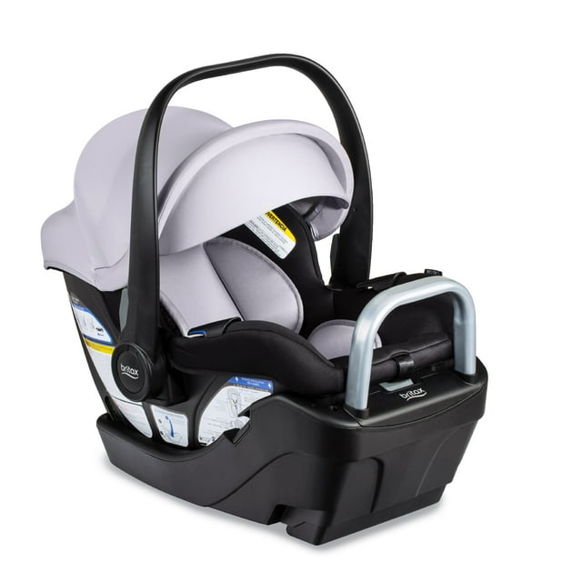 Britax Willow S Infant Car Seat With Alpine Base, Rear Facing Car Seat, Glacier Onyx Britax