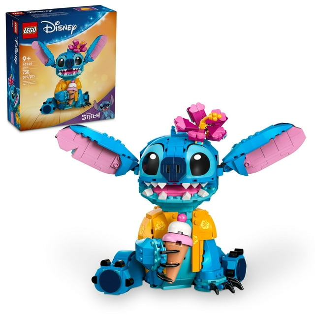 LEGO Disney Stitch Toy Building Kit, Gift for Kids & Fans of The Hit Movie Lilo and Stitch, 43249 Lego