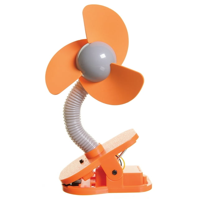 Dreambaby - Clip-On Fan Orange And Silver Dreambaby