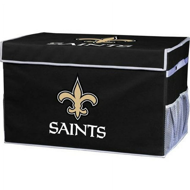 Franklin Sports NFL New Orleans Saints Collapsible Storage Footlocker Bins - Small Franklin Sports