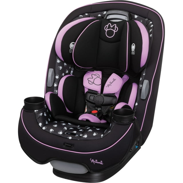 Disney Baby Grow and Go All-in-One Convertible Car Seat, Midnight Minnie,Infant & Toddler, Unisex DISNEY BABY