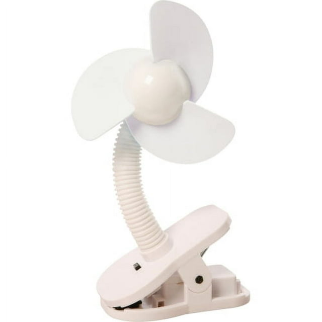 Dreambaby L229 Dreambaby Stroller Fan - White - Stroller Fan - Foam Fan - Attaches Easy - Great for On the Go Mom - Can be Used for Strollers - Cribs - In the Car and More Dreambaby