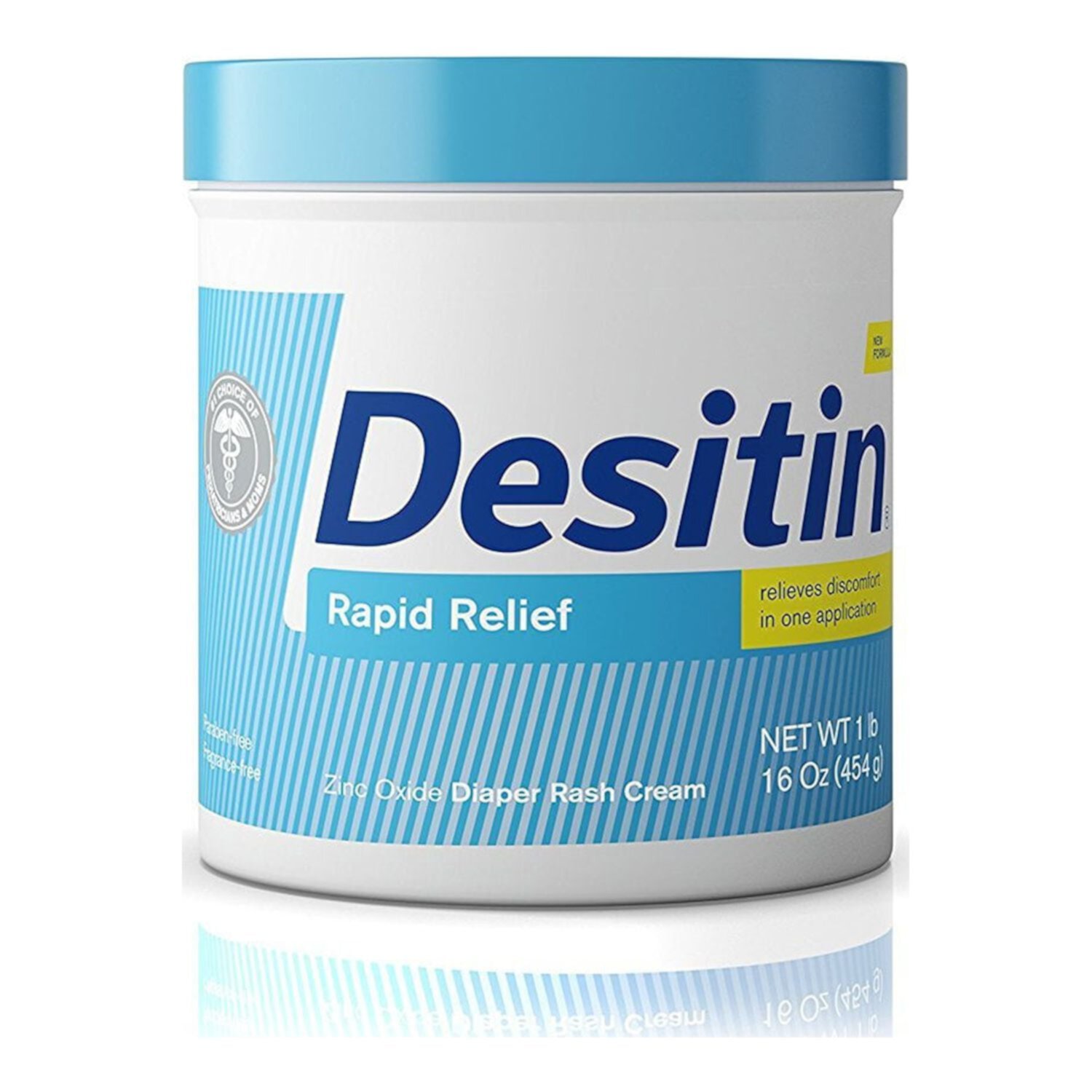 Desitin Rapid Relief Zinc Oxide Diaper Cream, Heal & Treat Rashes, 2oz Desitin