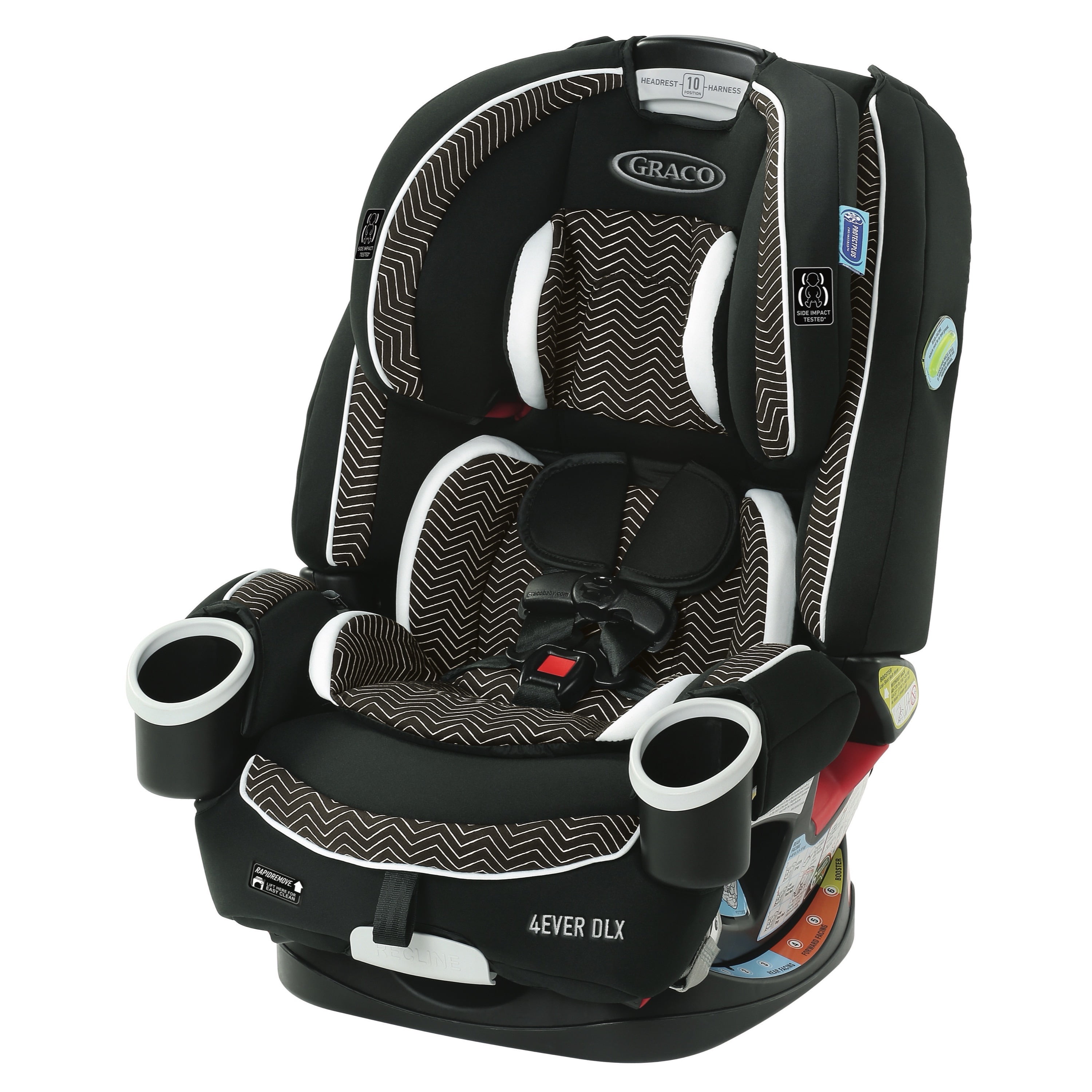 Graco 4Ever DLX 4-in-1 Convertible Car Seat, Fairmont Black Graco